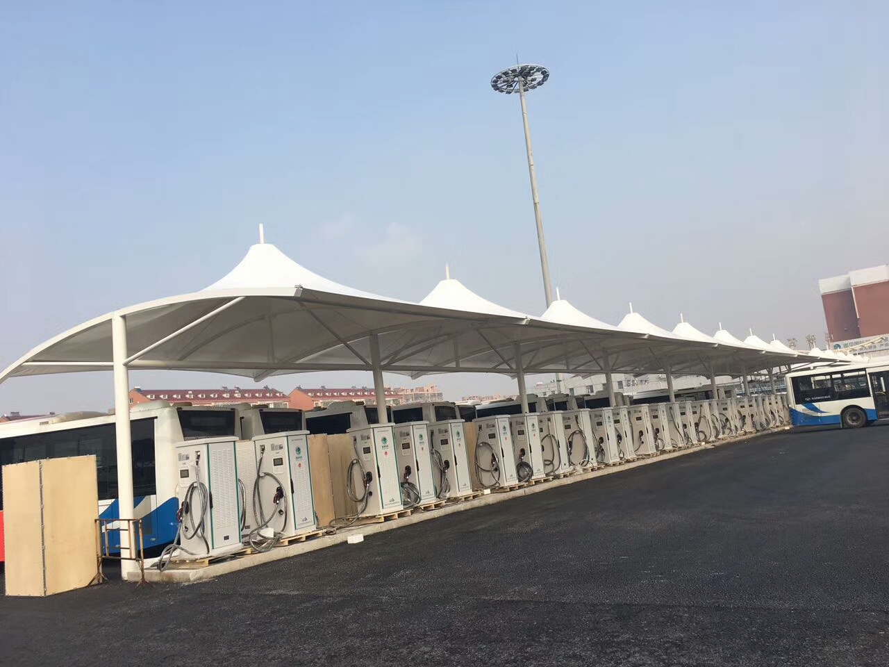 新能源膜結構停車棚