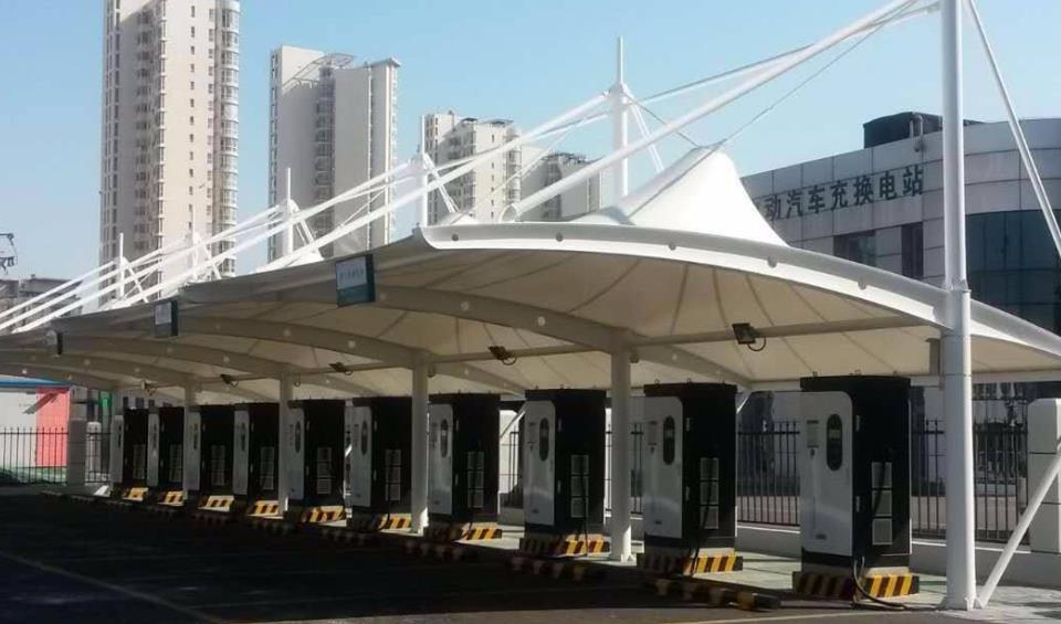 安徽海德思新能源膜結構停車棚